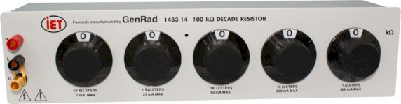 Patterns (Decades) Resistance, Inductances, Capacities